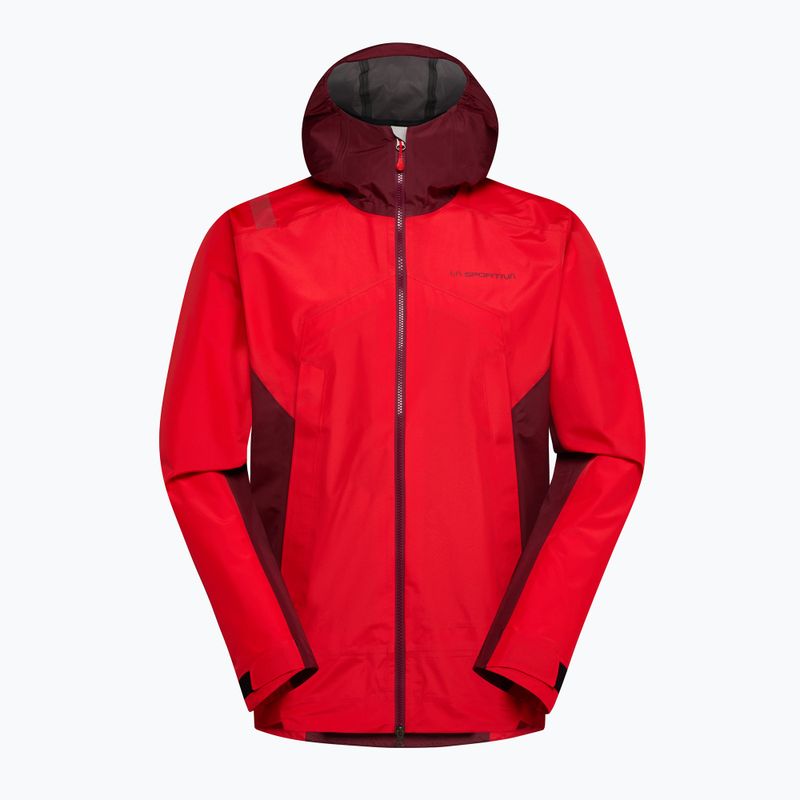 Herren-Regenjacke La Sportiva Discover Shell mountain red/redwood