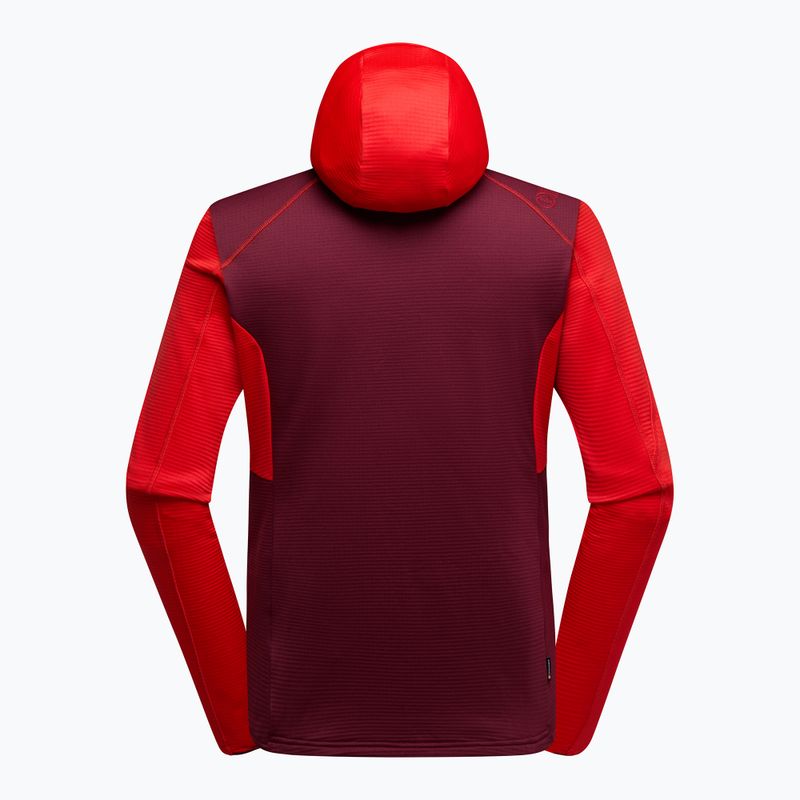 Herren La Sportiva Chill Thermal Hoody bergrot / redwood trekking sweatshirt 2