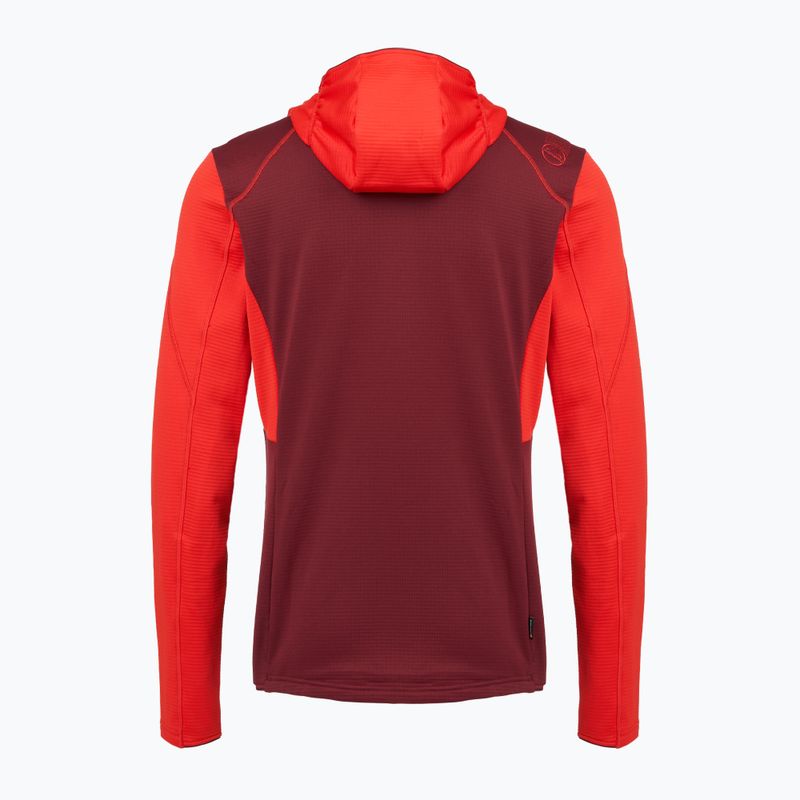 Herren La Sportiva Chill Thermal Hoody bergrot / redwood trekking sweatshirt 2