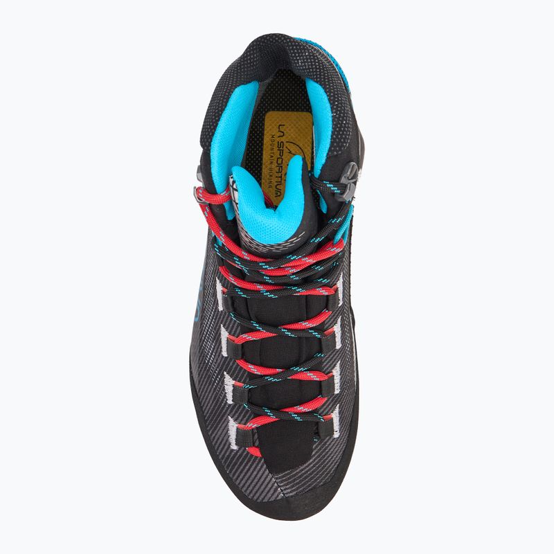 Damen-Trekkingschuhe La Sportiva Aequilibrium Hike GTX carbon/malibu blau 5