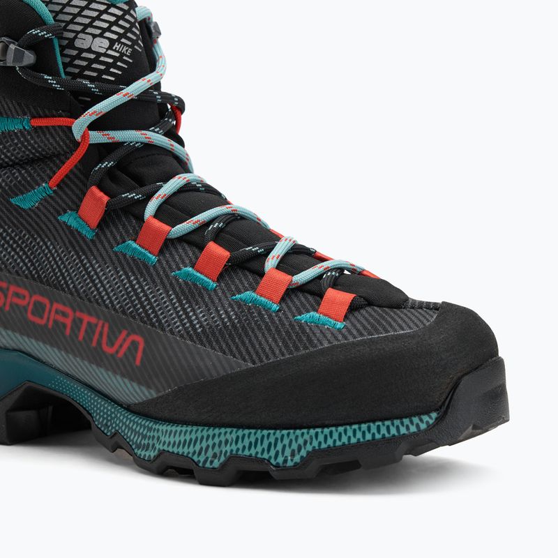 Hochgebirgsschuhe Bergstiefel Damen La Sportiva Aequilibrium Hike GTX carbon/ everglade 7
