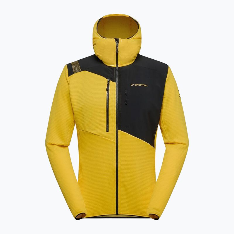 Herren Thermo-Hoodie La Sportiva Lucendro Thermal Hoody yellow/black 4