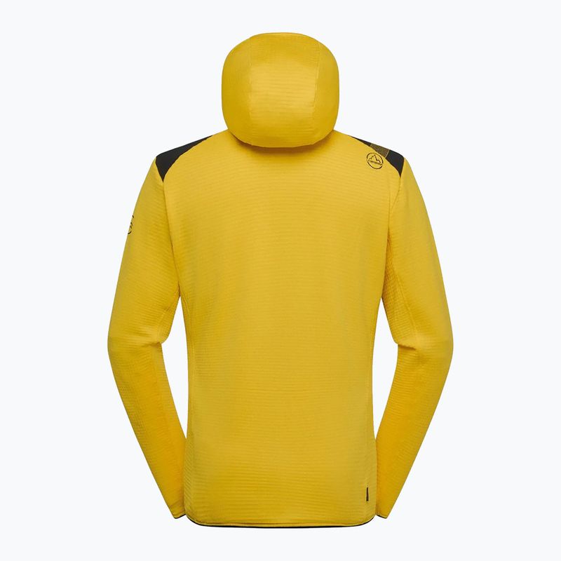 Herren Thermo-Hoodie La Sportiva Lucendro Thermal Hoody yellow/black 5