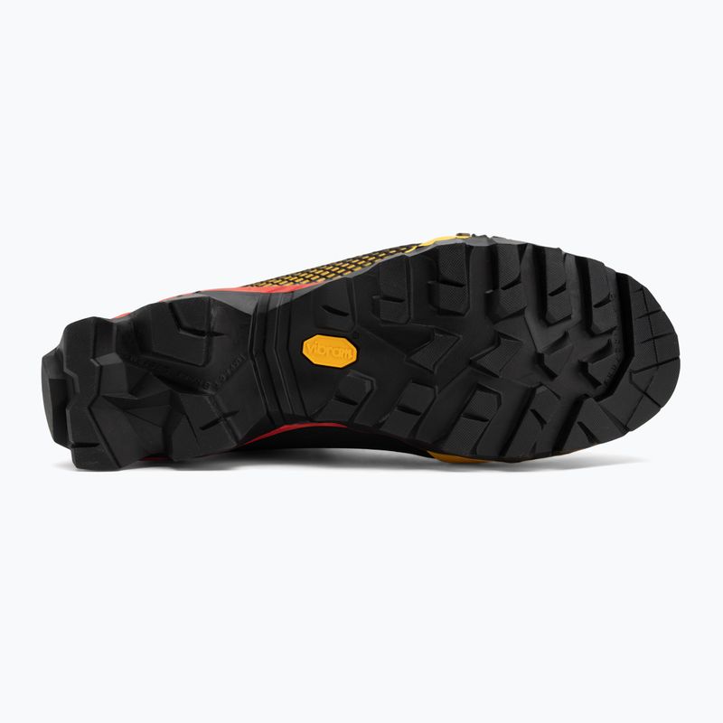 Hochgebirgsschuhe Herren La Sportiva Aequilibrium ST GTX black/yellow 4