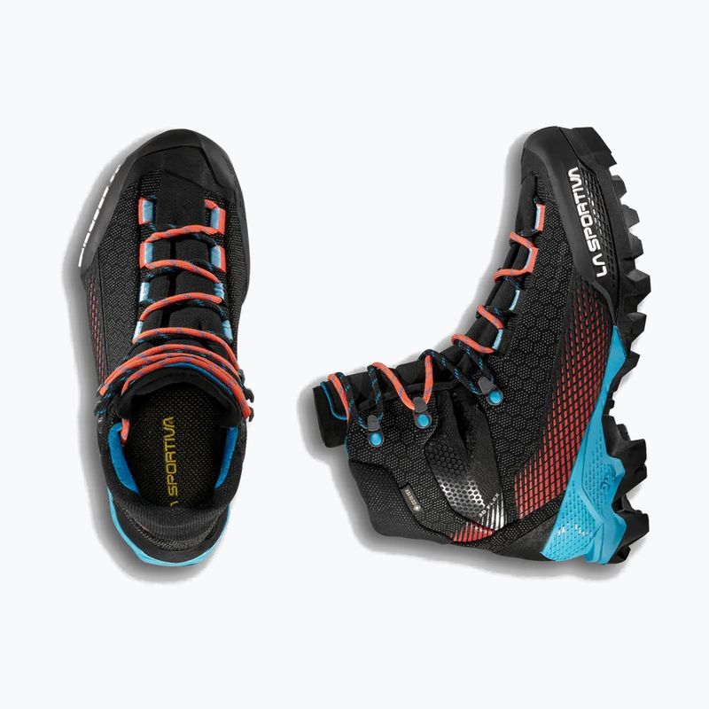 Damen-Hochtourenschuhe La Sportiva Aequilibrium ST GTX black/hibiscus 13
