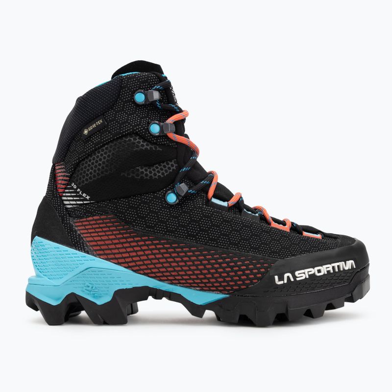 Damen-Hochtourenschuhe La Sportiva Aequilibrium ST GTX black/hibiscus 2
