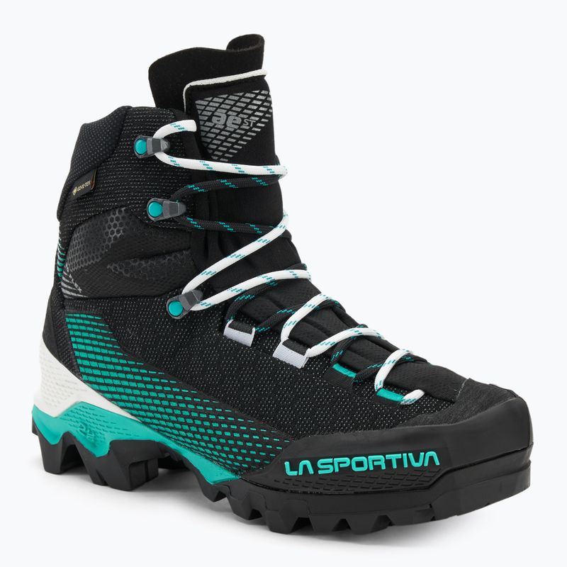 Damen-Hochtourenschuhe La Sportiva Aequilibrium ST GTX black/aqua