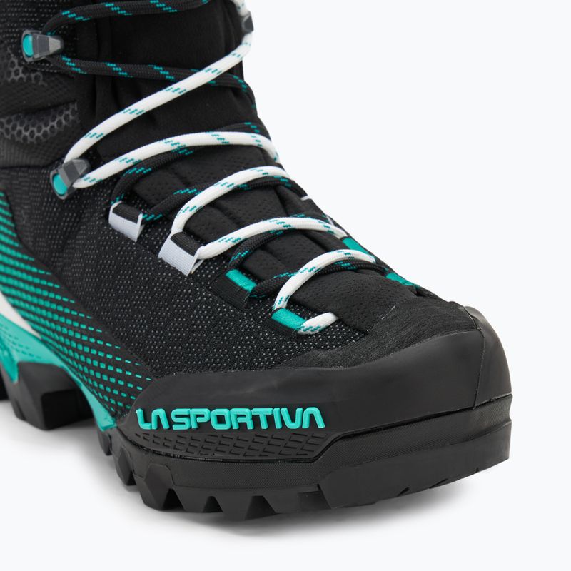 Damen-Hochtourenschuhe La Sportiva Aequilibrium ST GTX black/aqua 7