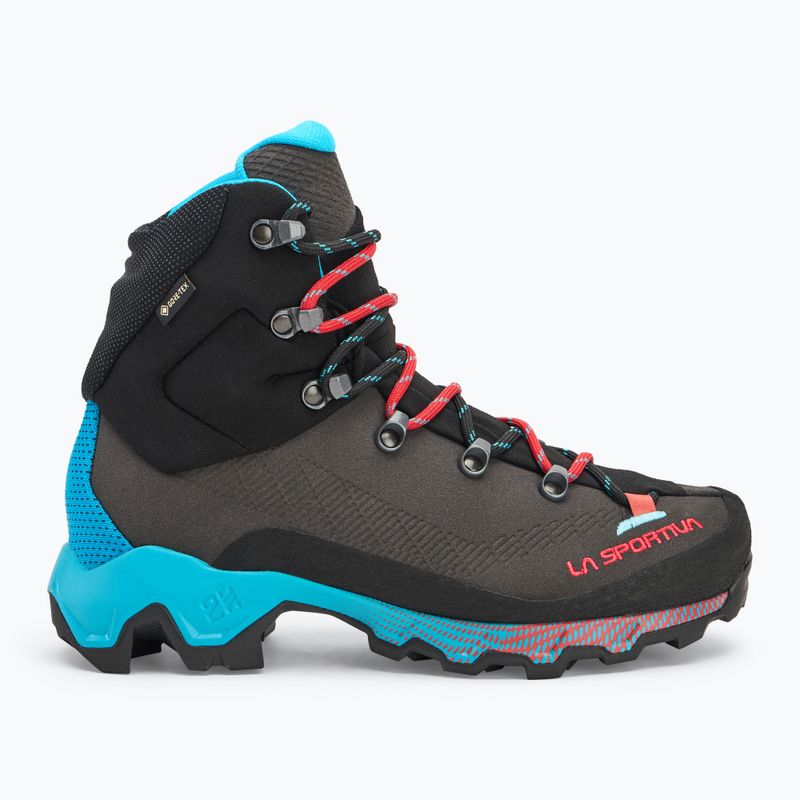 Damen-Trekkingschuhe La Sportiva Aequilibrium Trek GTX carbon/malibu blue 2