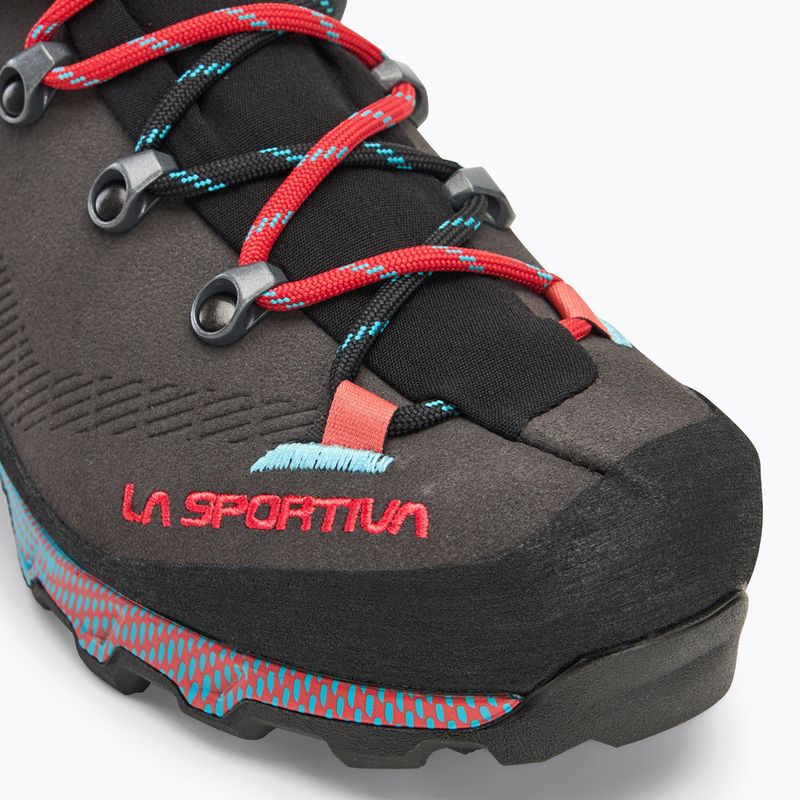 Damen-Trekkingschuhe La Sportiva Aequilibrium Trek GTX carbon/malibu blue 7
