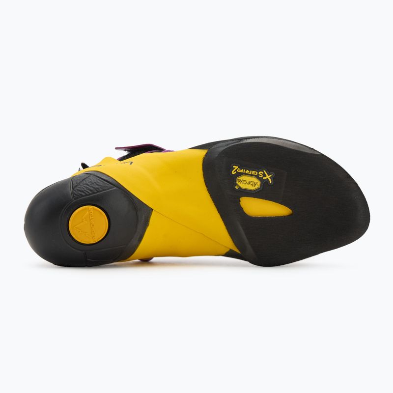 Herren-Kletterschuhe La Sportiva Skwama purple/yellow 4