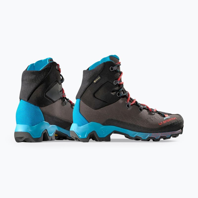 Damen-Trekkingschuhe La Sportiva Aequilibrium Trek GTX carbon/malibu blue 11