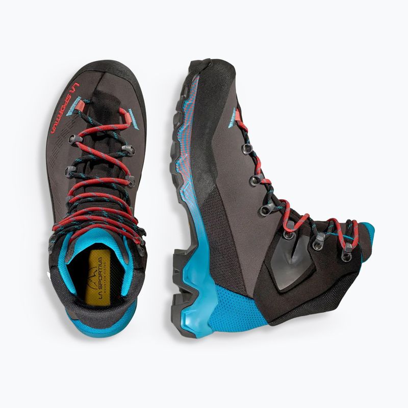 Damen-Trekkingschuhe La Sportiva Aequilibrium Trek GTX carbon/malibu blue 13