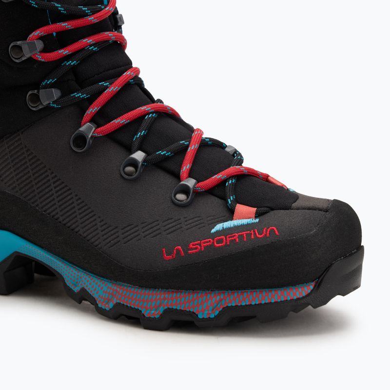 Damen-Trekkingschuhe La Sportiva Aequilibrium Trek GTX carbon/malibu blue 7