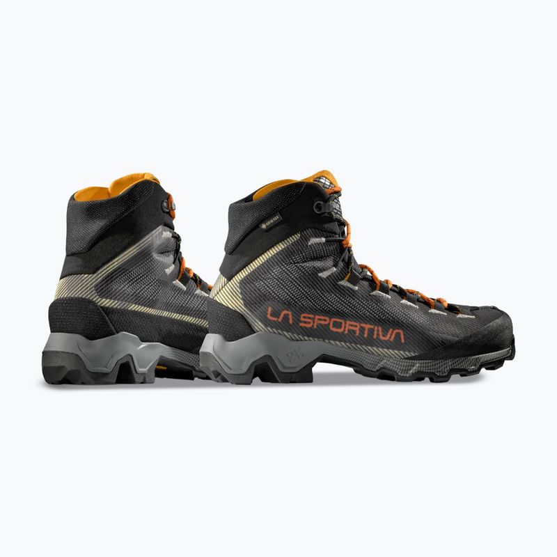 Herren-Trekking-Schuhe La Sportiva Aequalibrum Hike GTX carbon/papaya 3