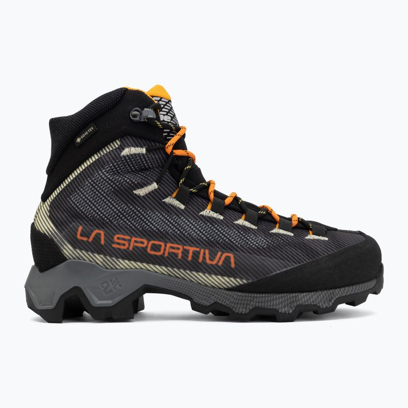 Herren-Trekking-Schuhe La Sportiva Aequalibrum Hike GTX carbon/papaya 2