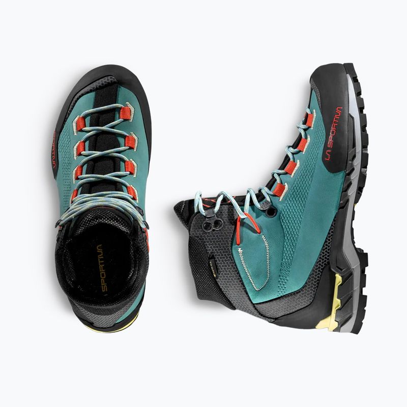 Damen-Hochgebirgsschuhe La Sportiva Trango Tech Leather GTX juniper/zest 6