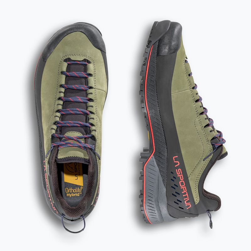 Herren-Trekkingschuhe La Sportiva TX5 Evo GTX cypress/mountain red 7