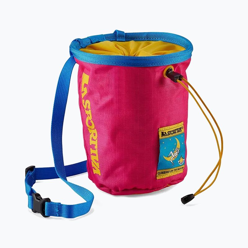 Magnesiabeutel La Sportiva Granite Climbing On The Moon fuchsia/yellow