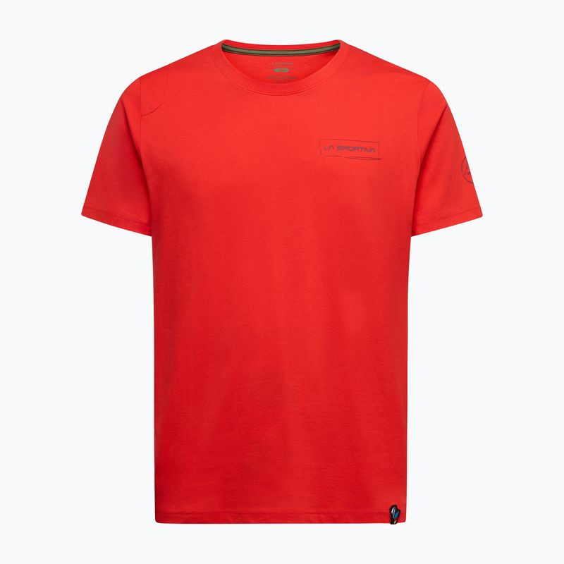 La Sportiva Mantra Herren T-Shirt mountain red/night sky 3