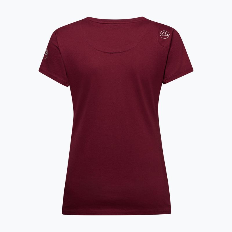 Damen T-Shirt La Sportiva Route redwood/azalea 2