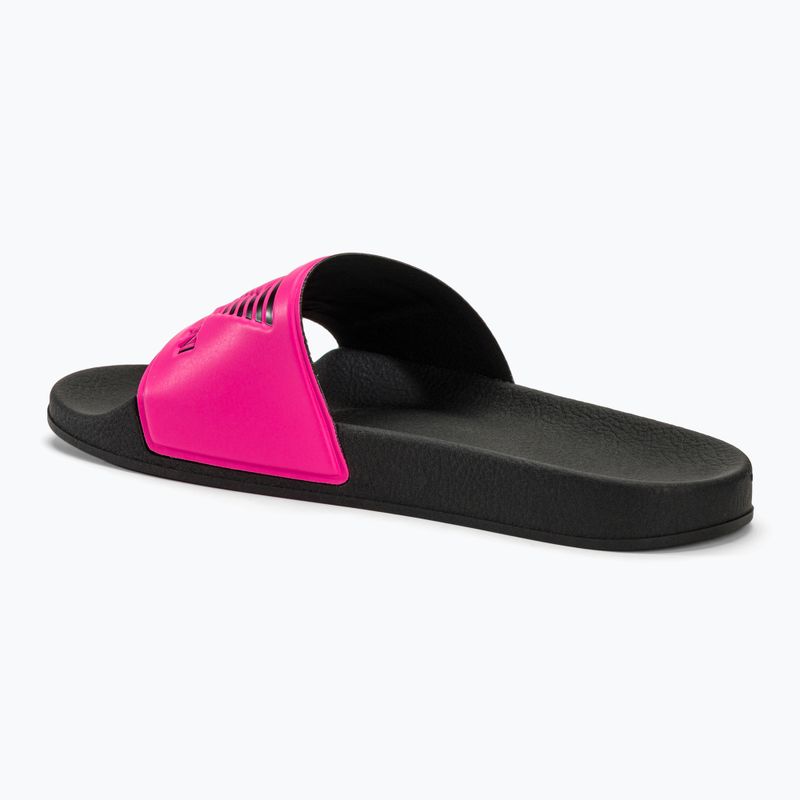 Slides Schlappen  EA7 Emporio Armani Water Sports Visibility pink fluo/black 3