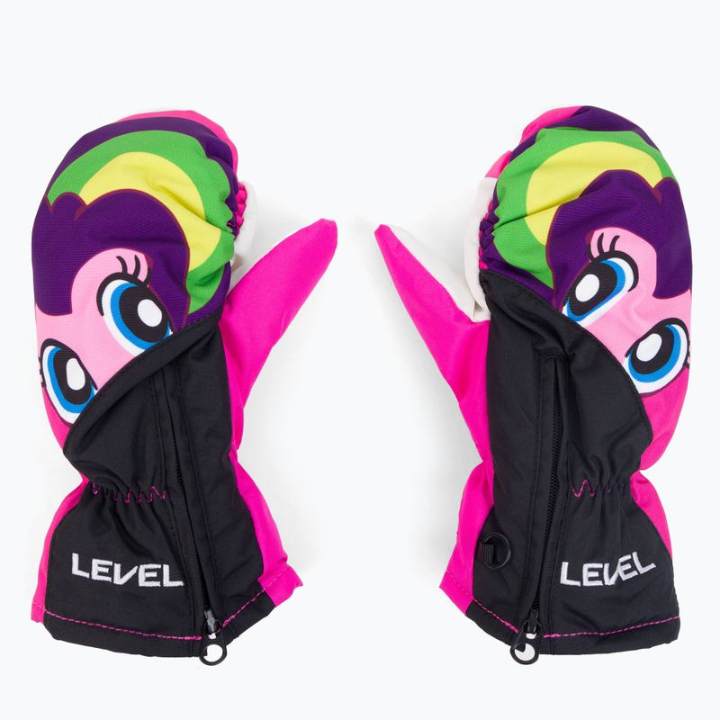 Level Lucky Mitt Kinder Snowboardhandschuhe rosa 4146 3