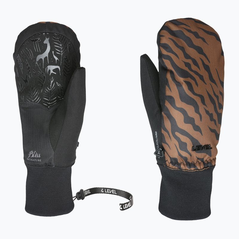 Damen-Skihandschuhe Level Coral Mitt black/camo