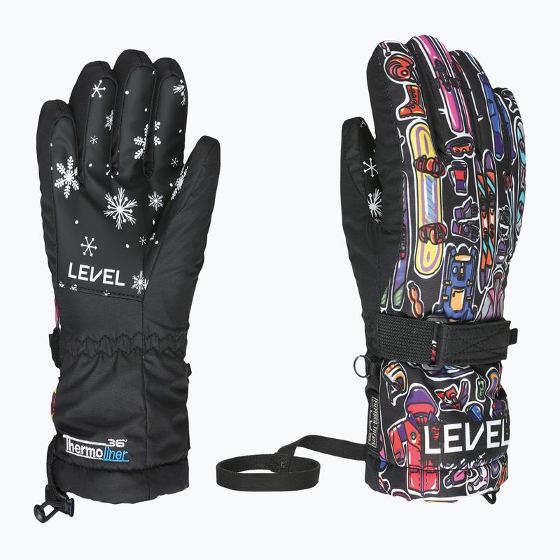 Kinder Snowboardhandschuhe Level Junior purple