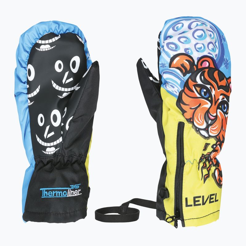 Kinder Skihandschuhe Level Lucky Mitt sky blue