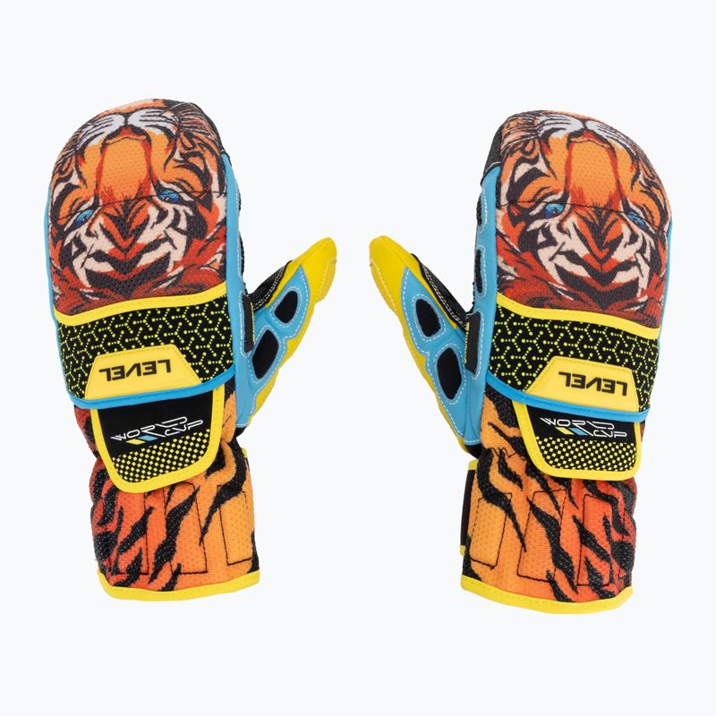 Kinder Skihandschuhe Level Worldcup Jr Cf Mitt orange 2