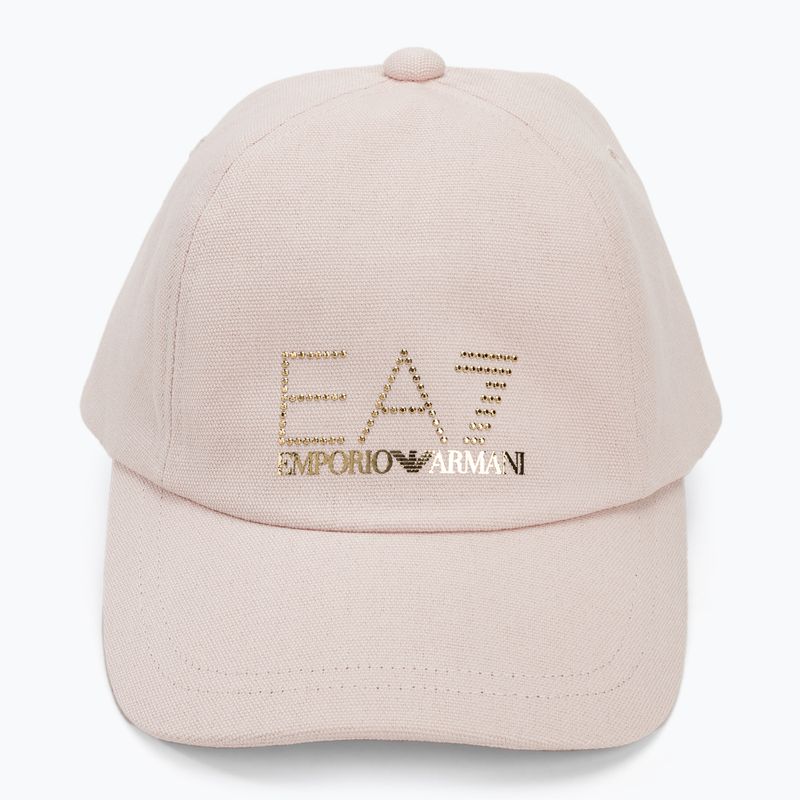 Cap Mütze Damen EA7 Emporio Armani Train Evolution mauve chalk 2