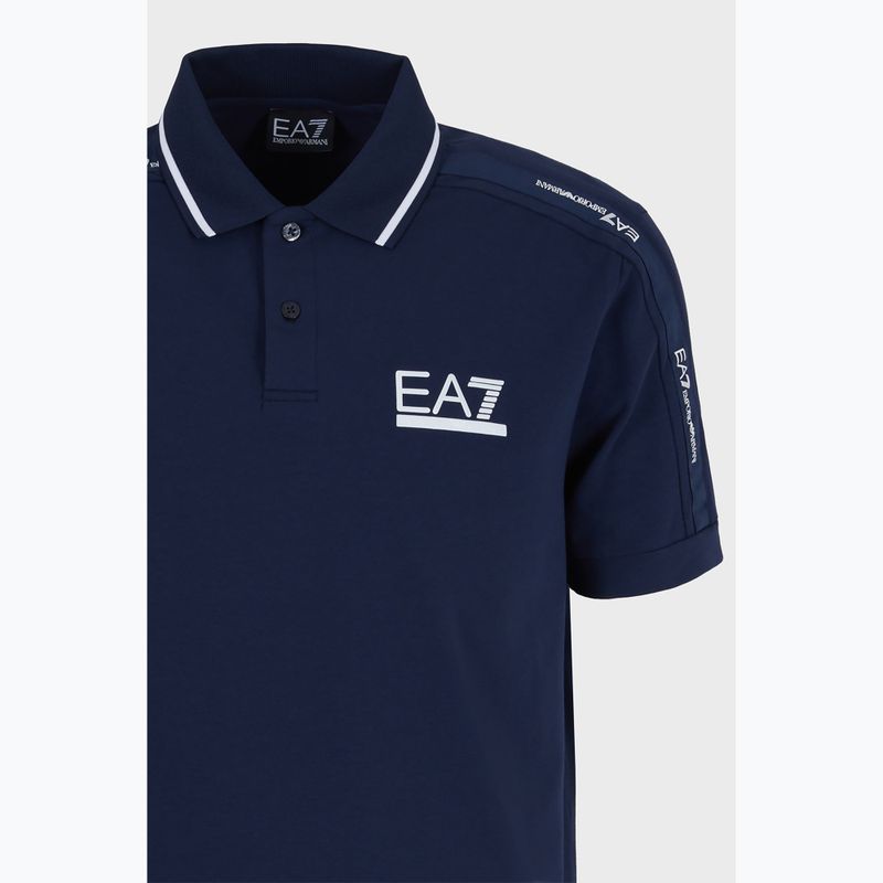Poloshirt Herren EA7 Emporio Armani Train Visibility navy blue 3