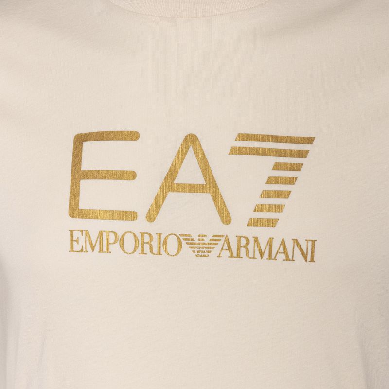 Shirt Herren EA7 Emporio Armani Train Gold Label Tee Pima Big Logo rainy day 3