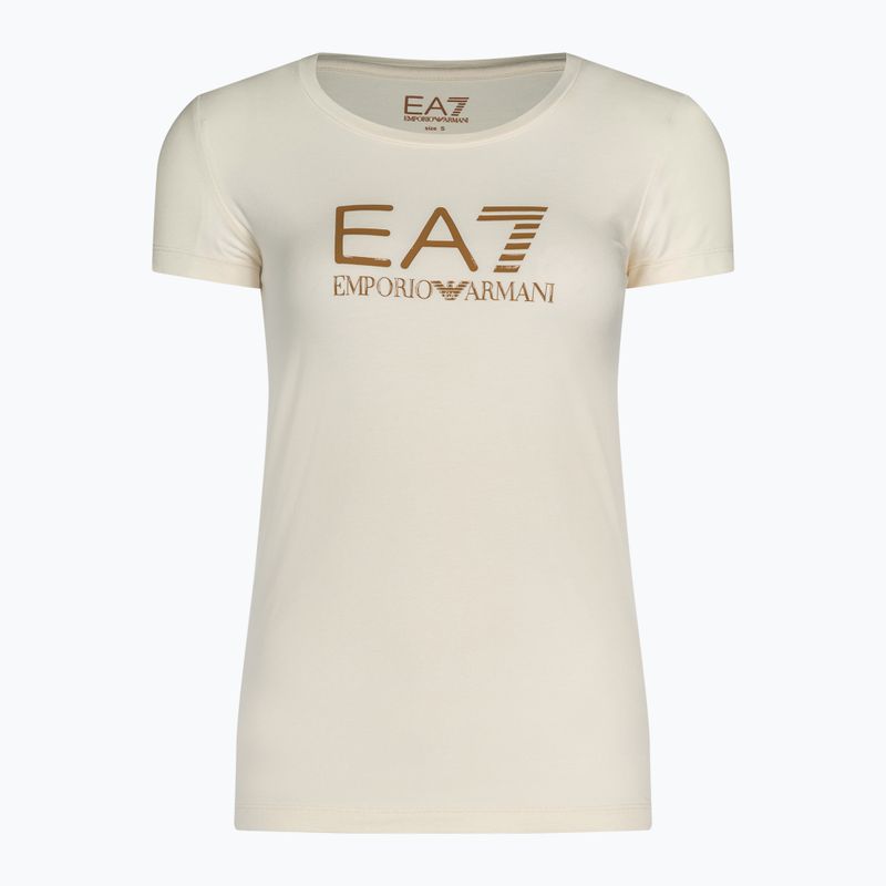 Damenshirt EA7 Emporio Armani Train Shiny pristine/logo brown