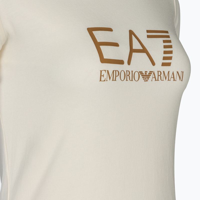 Damenshirt EA7 Emporio Armani Train Shiny pristine/logo brown 3