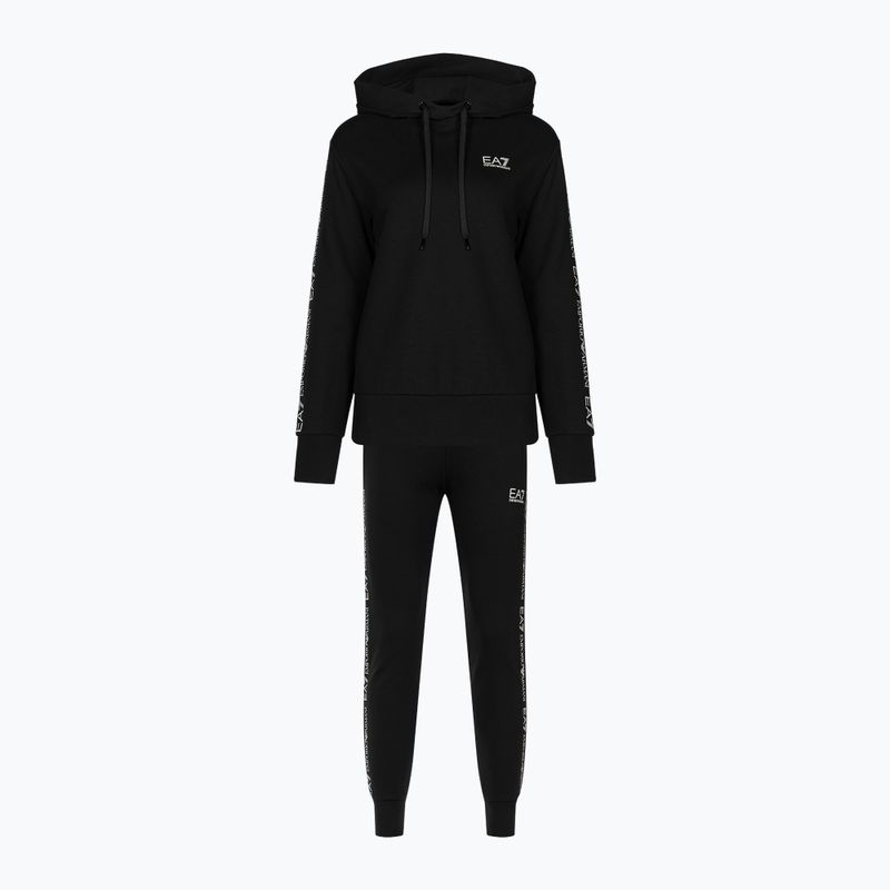 Jogginghose Damen EA7 Emporio Armani Train Tracksuit Extended Logo black/logo white