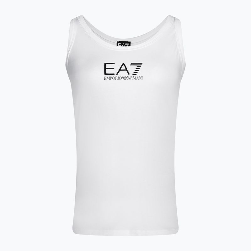 Tank Top Damen EA7 Emporio Armani Train Shiny white/logo black