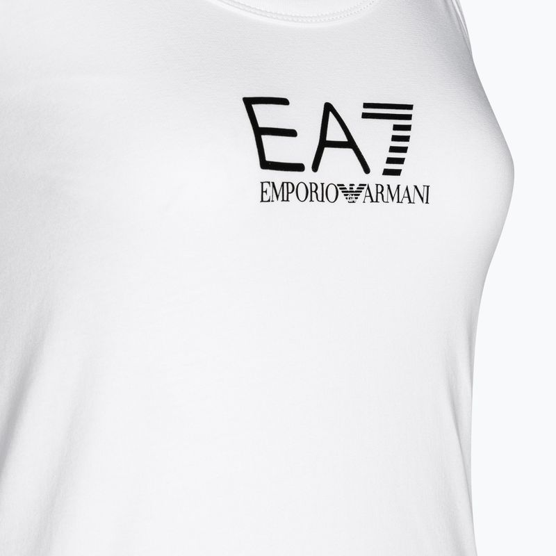 Tank Top Damen EA7 Emporio Armani Train Shiny white/logo black
