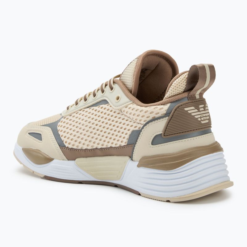 EA7 Emporio Armani Ace Runner Mesh Schuhe whitecap grau/ portabella 3