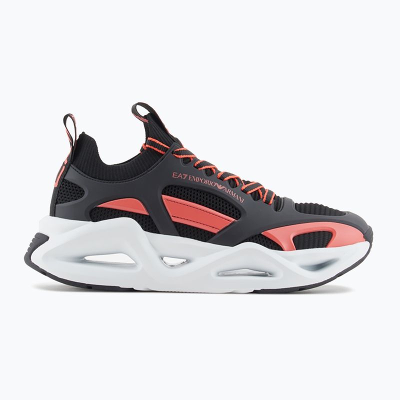 Schuhe EA7 Emporio Armani Infinity Cage black/ fiery coral 9