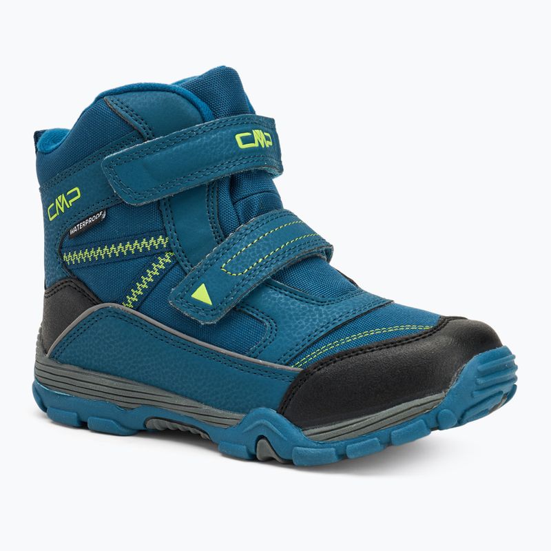 CMP Pyry Junior Schneestiefel petrol / gelb fluo