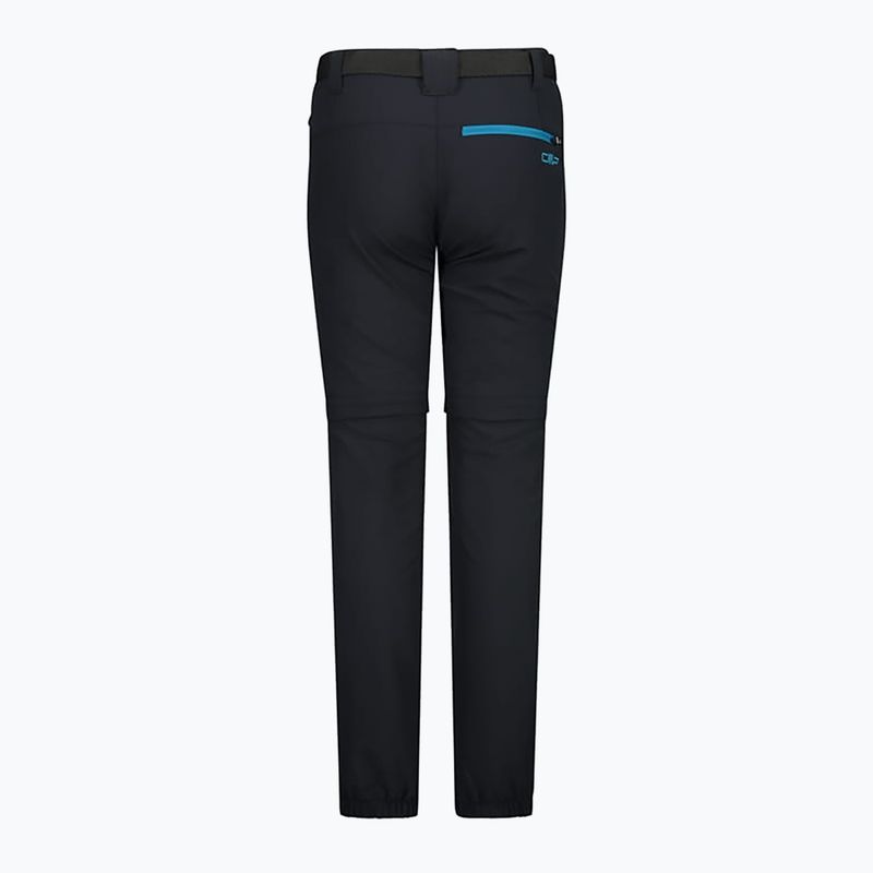 CMP Zip Off Kinder-Trekkinghose b.blue/river 2