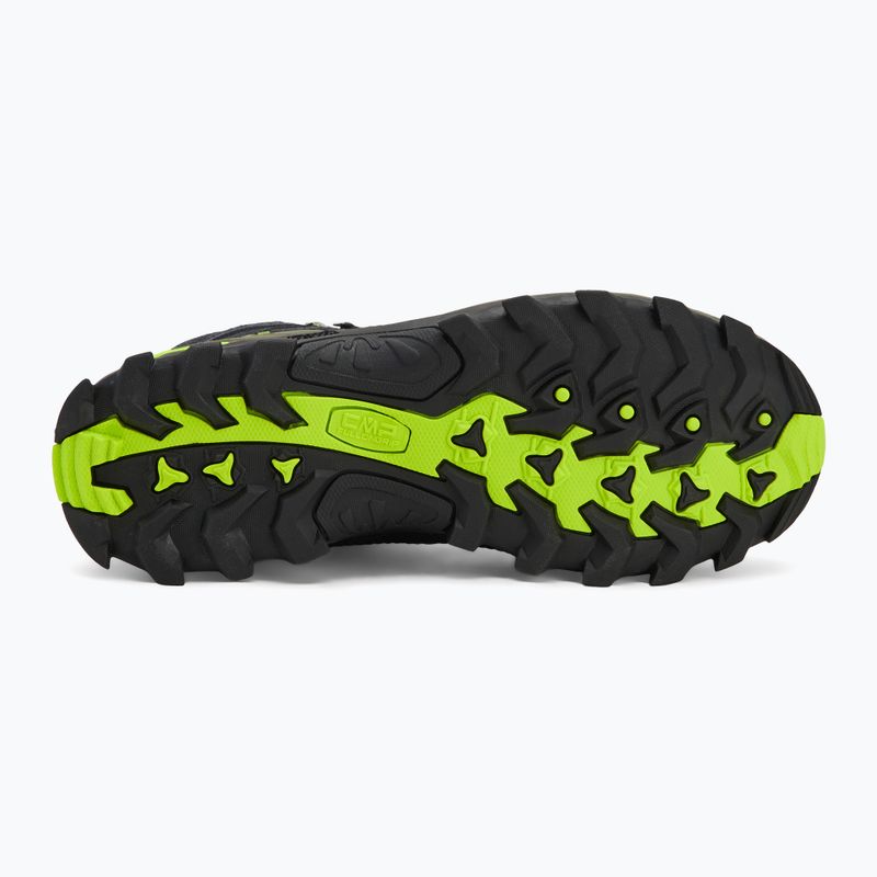 Herren-Trekkingstiefel CMP Rigel Mid grau/gelb fluo 4