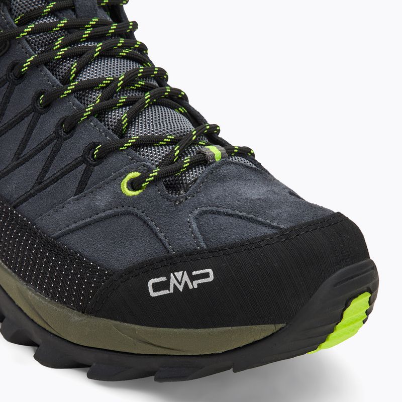Herren-Trekkingstiefel CMP Rigel Mid grau/gelb fluo 7