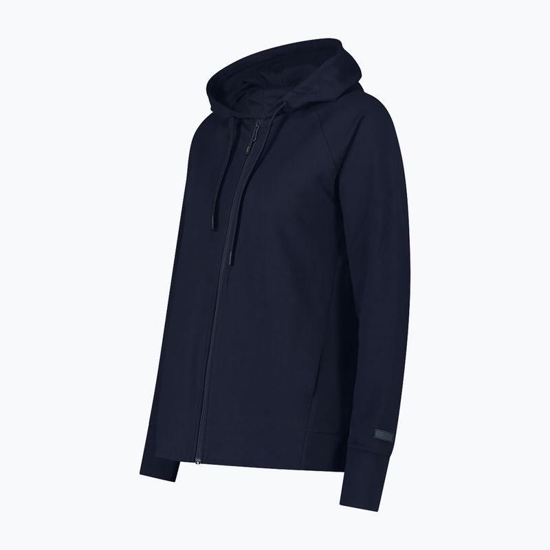 Hoodie Sweatshirt Damen CMP 34D7116 Fix Hood black/blue 3