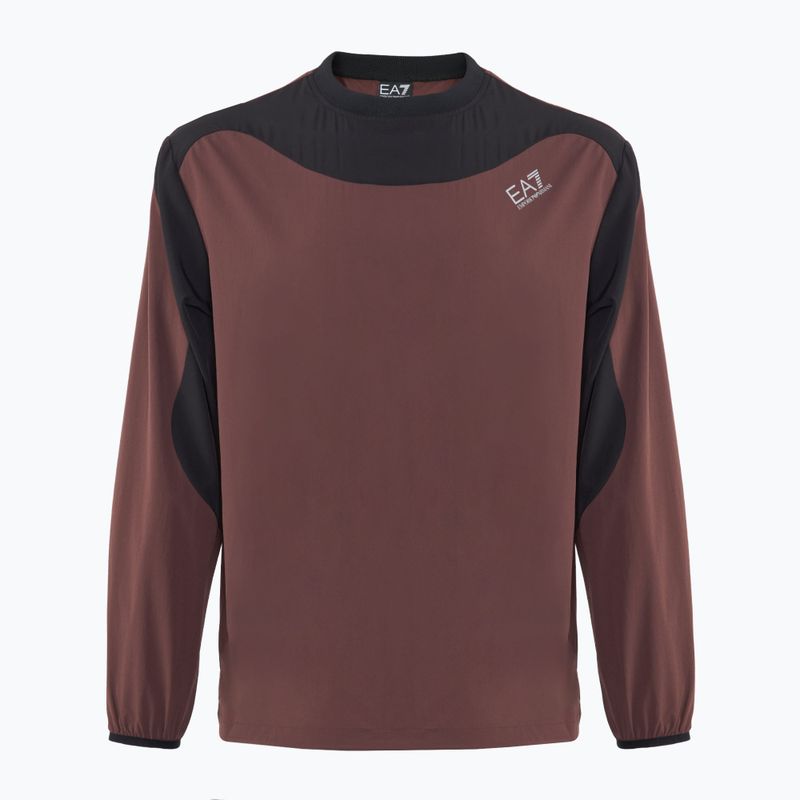 Sweatshirt Hoodie Herren EA7 Emporio Armani Ventus7 Lab Tee puce