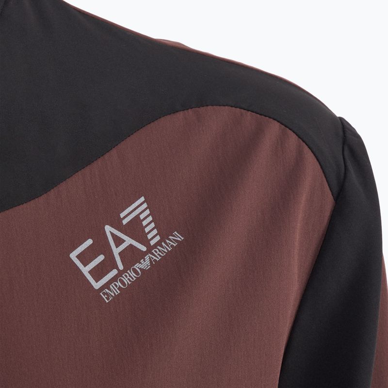 Sweatshirt Hoodie Herren EA7 Emporio Armani Ventus7 Lab Tee puce 3