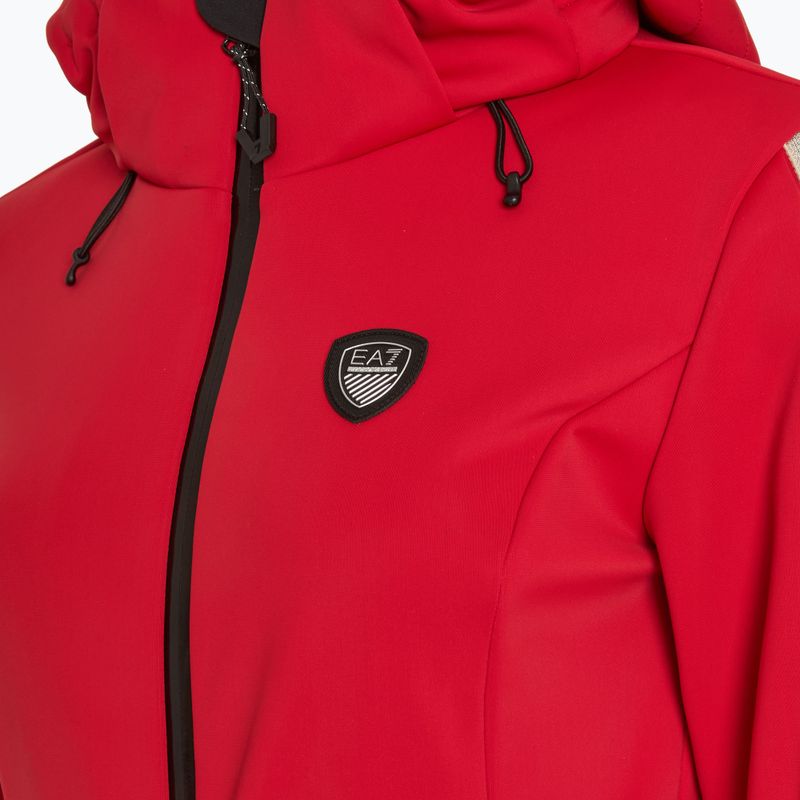 Damenskianzug EA7 Emporio Armani Ski Kitzbuhel Softshell salsa 3