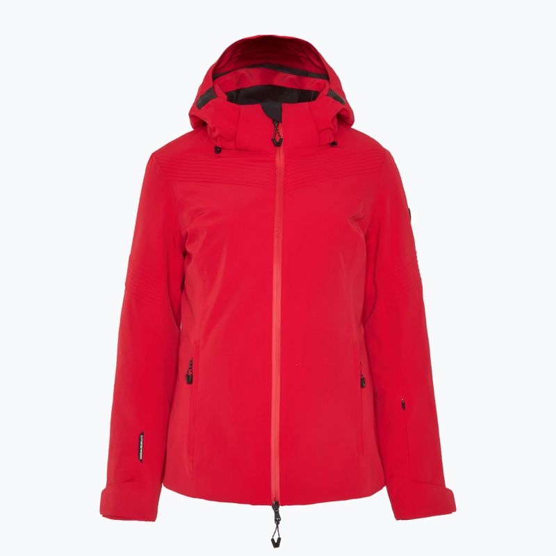 Damen EA7 Emporio Armani Ski Cortina Geprägte Toray Salsa Jacke